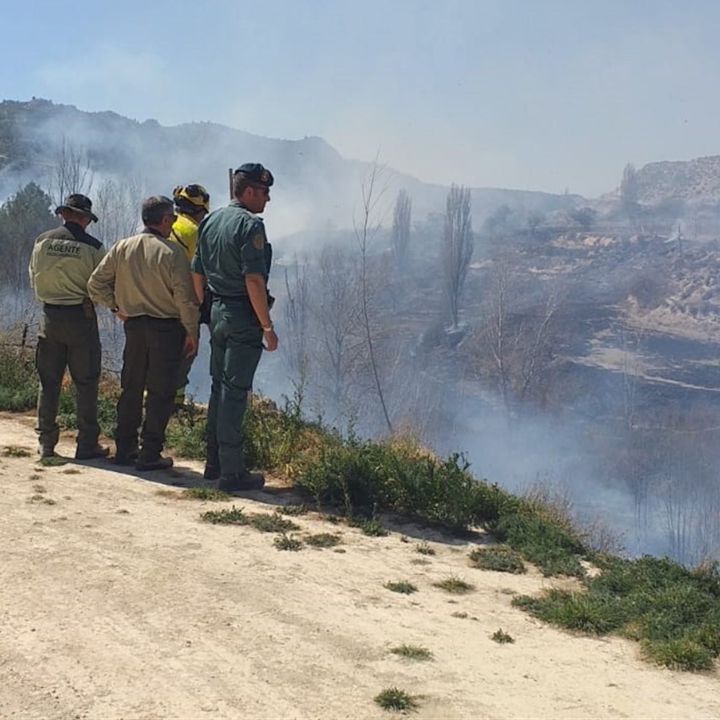 Investigan al autor de un incendio en la ribera del río Galera
