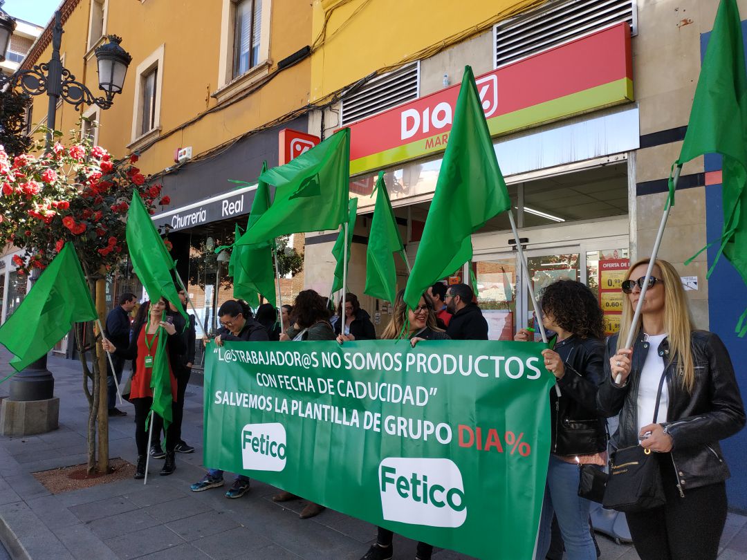 La protesta en la Avenida de España de Ponferrada La protesta en la Avenida de España de Ponferrada
