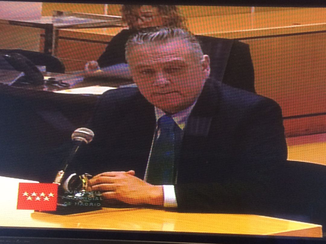 Prada declarando como testigo en el caso Espías Prada declarando como testigo en el caso Espías