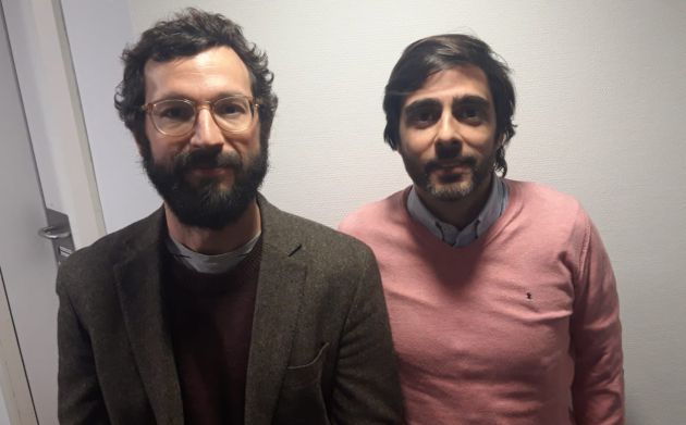 Francisco y José María, en la Cadena SER. Francisco y José María, en la Cadena SER.