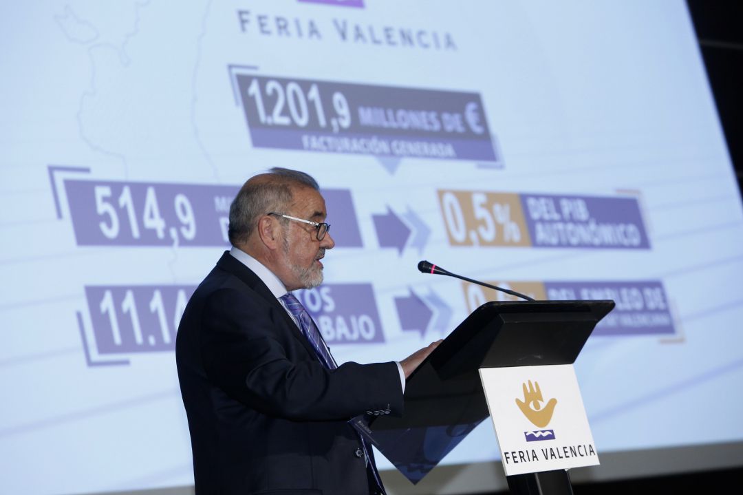 El presidente de Feria Valencia, José Vicente González El presidente de Feria Valencia, José Vicente González