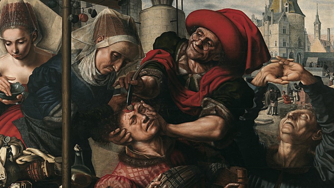 Historias de boticarios, médicos, cirujanos y barberos en siglos pasados