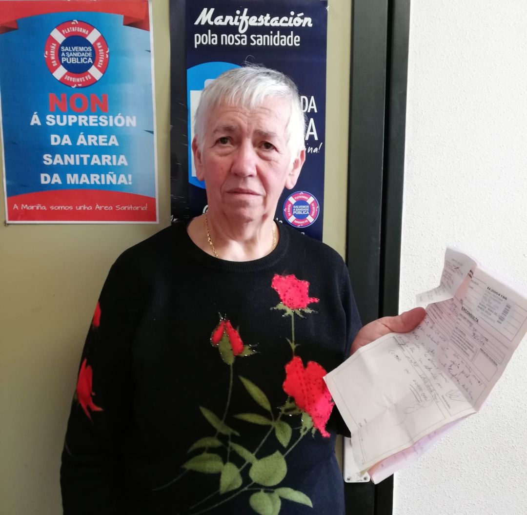 La paciente afectada La paciente afectada