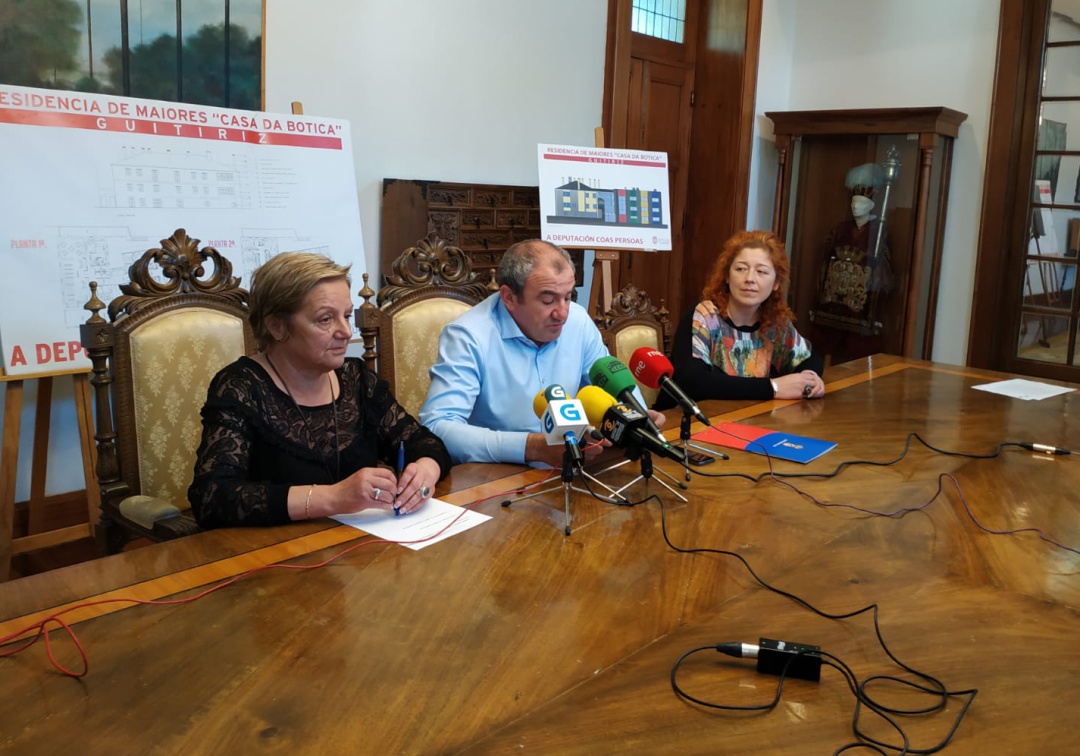 La Diputación de Lugo transformará la Casa da Botica de Guitiriz en una residencia para mayores