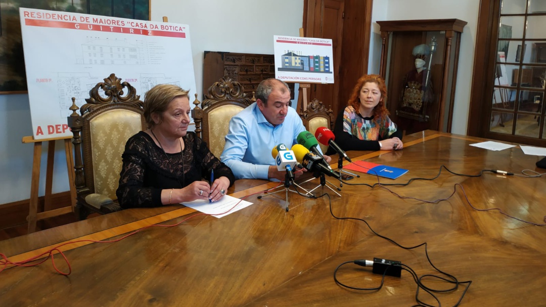 La Diputación de Lugo transformará la Casa da Botica de Guitiriz en una residencia para mayores