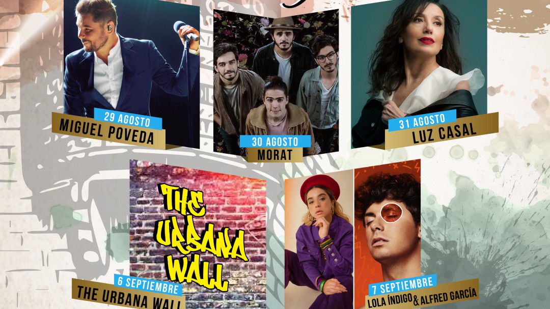 Miguel Poveda, Luz Casal, Morat y Lola Índigo con Alfred actuarán en Alcalá