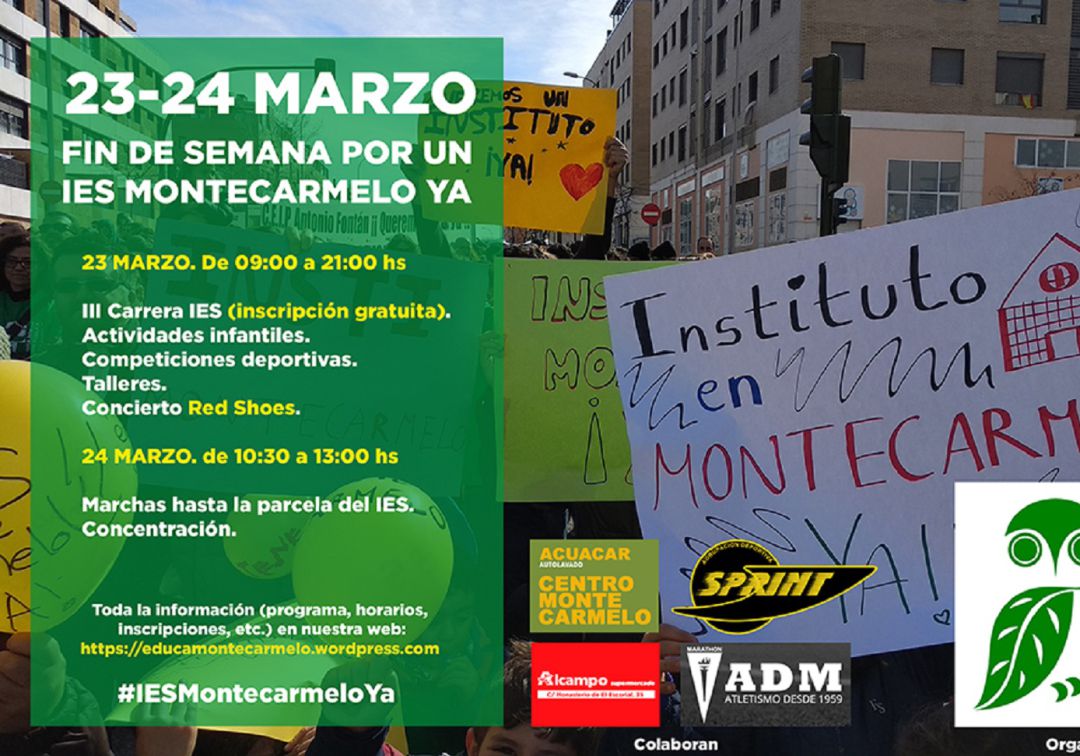Las familias de Montecarmelo se encierran para pedir un instituto de secundaria