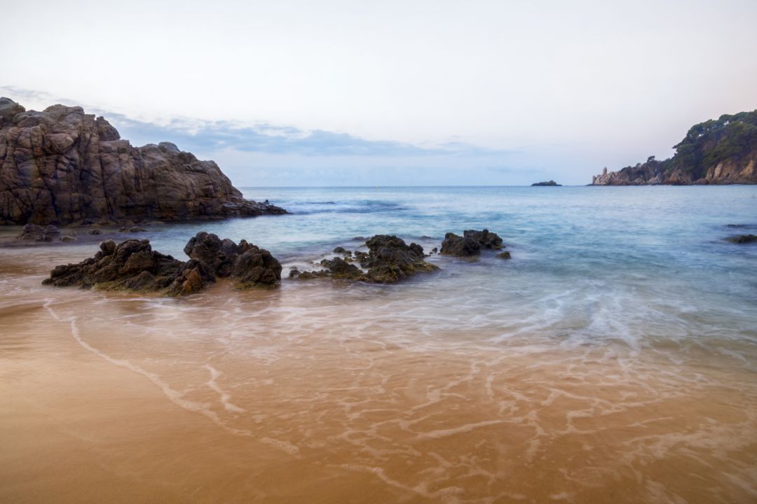 Una playa de Lloret de Mar. Una playa de Lloret de Mar.