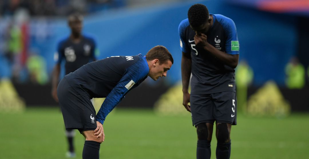 Griezmann y Umtiti, durante el pasado Mundial de Rusia Griezmann y Umtiti, durante el pasado Mundial de Rusia