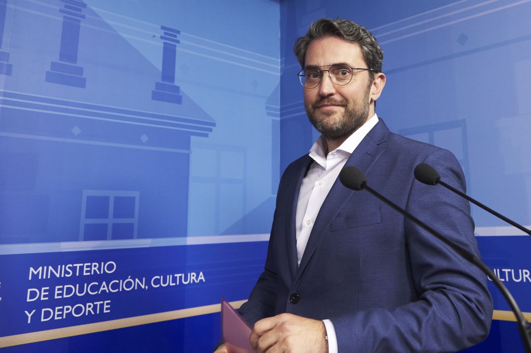 Màxim Huerta, durante su breve etapa como ministro de educación, cultura y deporte Màxim Huerta, durante su breve etapa como ministro de educación, cultura y deporte