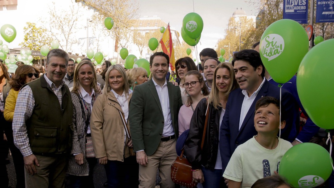 El PP defiende en una manifestación provida que el aborto no es un derecho