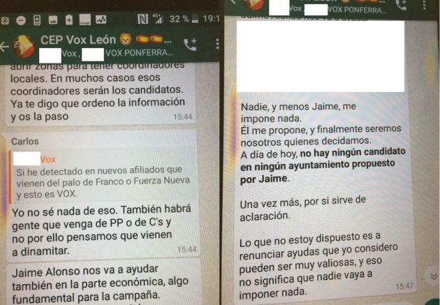 Carlos Portomeñe, en su calidad de presidente provincial confiesa entonces a su ejecutiva que el portavoz y patrono de la Fundación Franciso Franco está colaborando con el partido Carlos Portomeñe, en su calidad de presidente provincial confiesa entonces a su ejecutiva que el portavoz y patrono de la Fundación Franciso Franco está colaborando con el partido