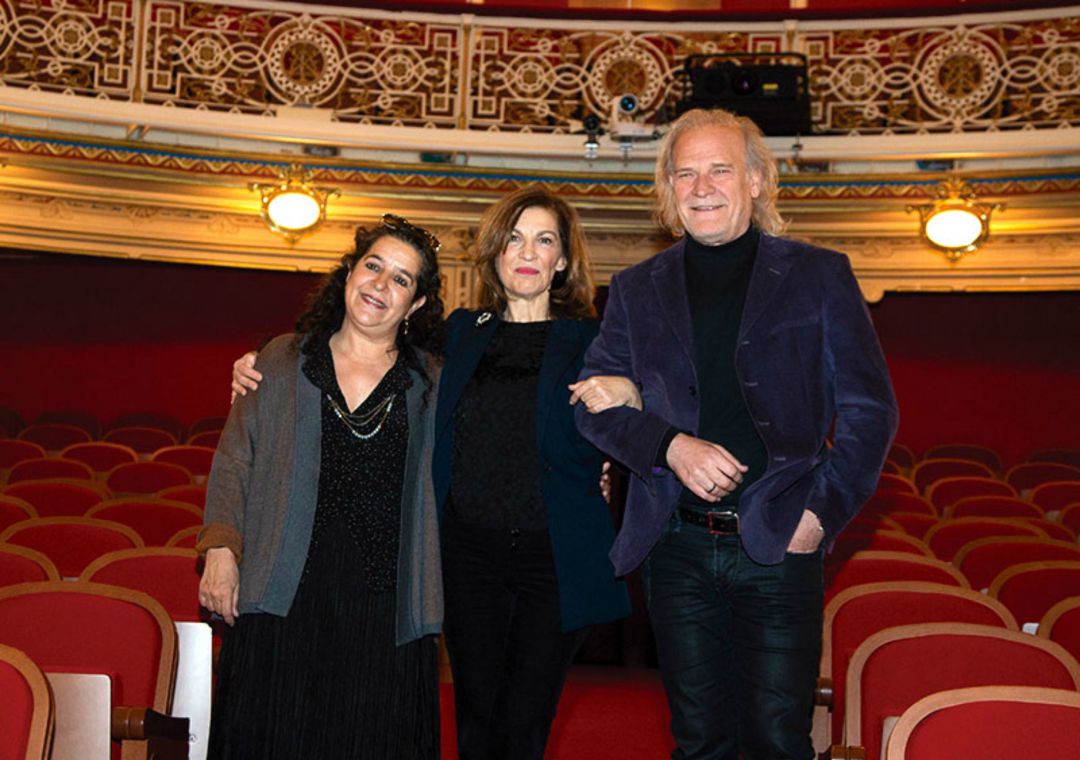 Helena Pimenta, actual directora de la CNTC, junto a Amaya de Miguel, directora general del Inaem y Lluís Homar. Helena Pimenta, actual directora de la CNTC, junto a Amaya de Miguel, directora general del Inaem y Lluís Homar.