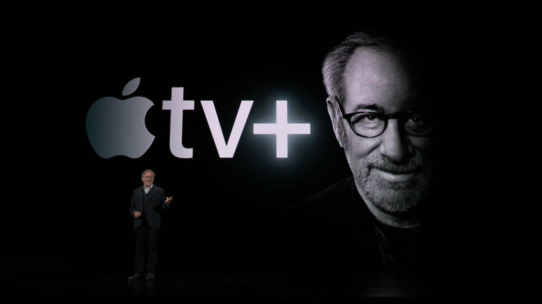 Steven Spielberg, durante la presentación de la nueva plataforma de Apple Steven Spielberg, durante la presentación de la nueva plataforma de Apple