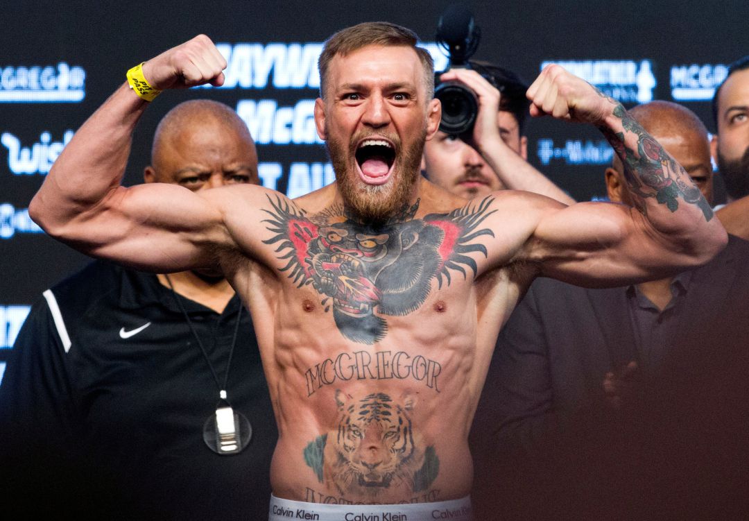 El irlandés Conor McGregor. El irlandés Conor McGregor.