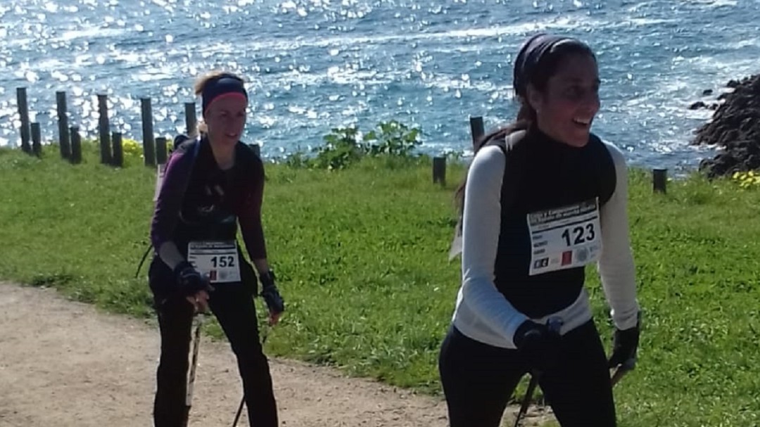 Primer campeonato gallego de marcha nórdica