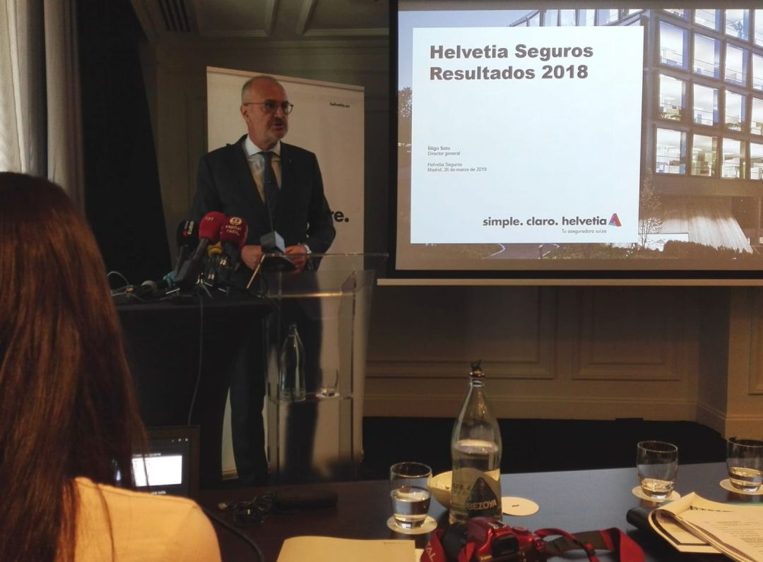 Helvetia Seguros incrementa en 2018 su beneficio hasta alcanzar cerca de 30 millones de euros Helvetia Seguros incrementa en 2018 su beneficio hasta alcanzar cerca de 30 millones de euros