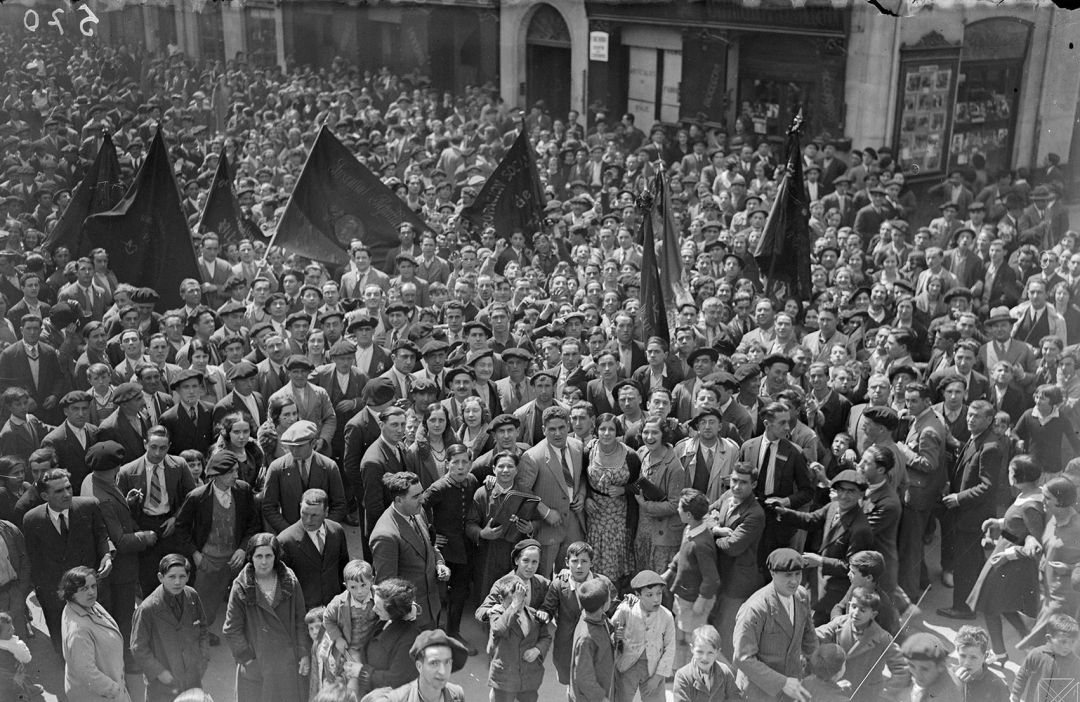 Celebración en Vitoria de la proclamación de la República Celebración en Vitoria de la proclamación de la República