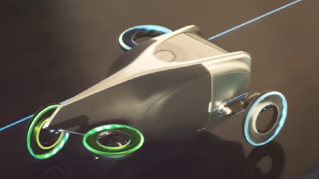 La primera rueda diseñada para coches voladores