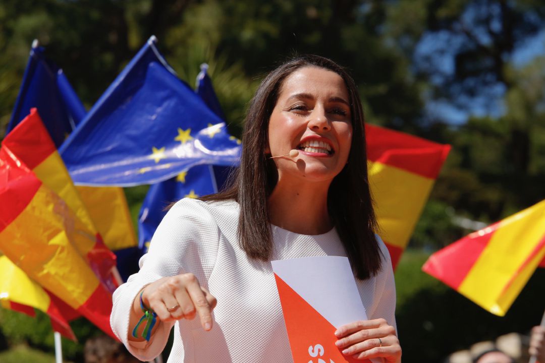 Inés Arrimadas, en el último Encuentro Ciudadano celebrado en Zaragoza. Inés Arrimadas, en el último Encuentro Ciudadano celebrado en Zaragoza.