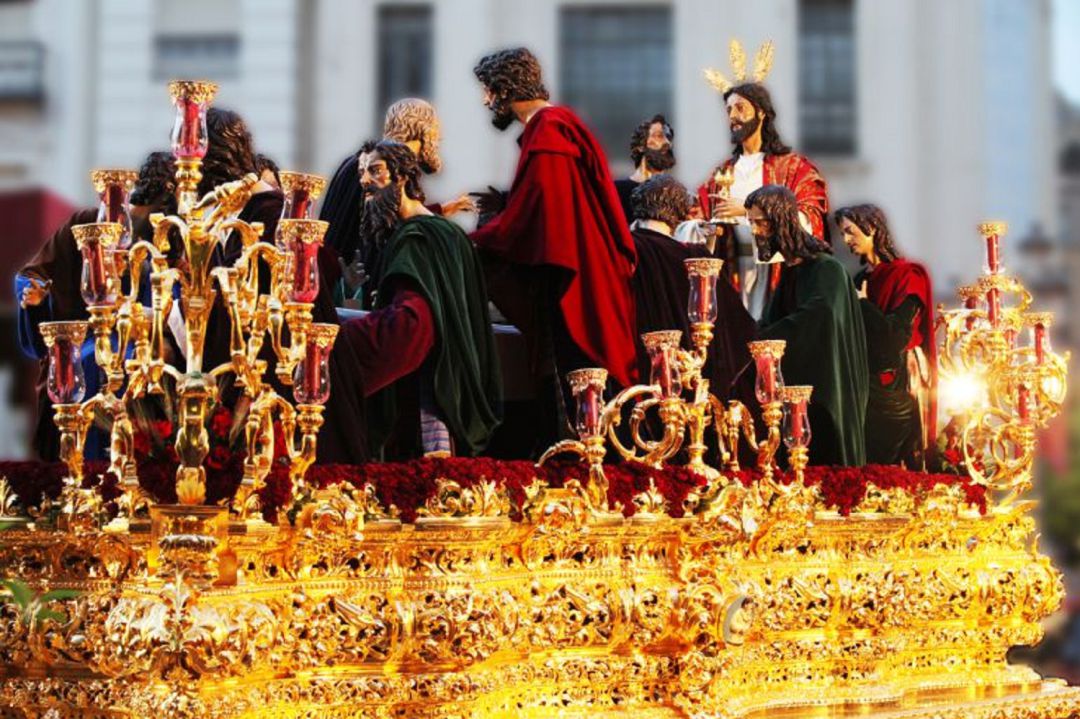 La Cena procesionará con su palio por primera La Cena procesionará con su palio por primera