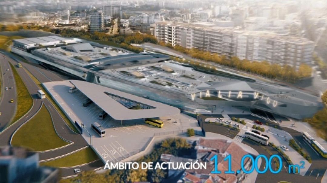 Infografía del proyecto Centro Vialia-Estación de Thom Mayne-Estación Intermodal Infografía del proyecto Centro Vialia-Estación de Thom Mayne-Estación Intermodal