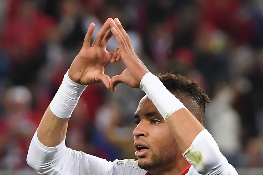 En-Nesyri celebra un gol contra España en la pasada Copa del Mundo de la FIFA En-Nesyri celebra un gol contra España en la pasada Copa del Mundo de la FIFA