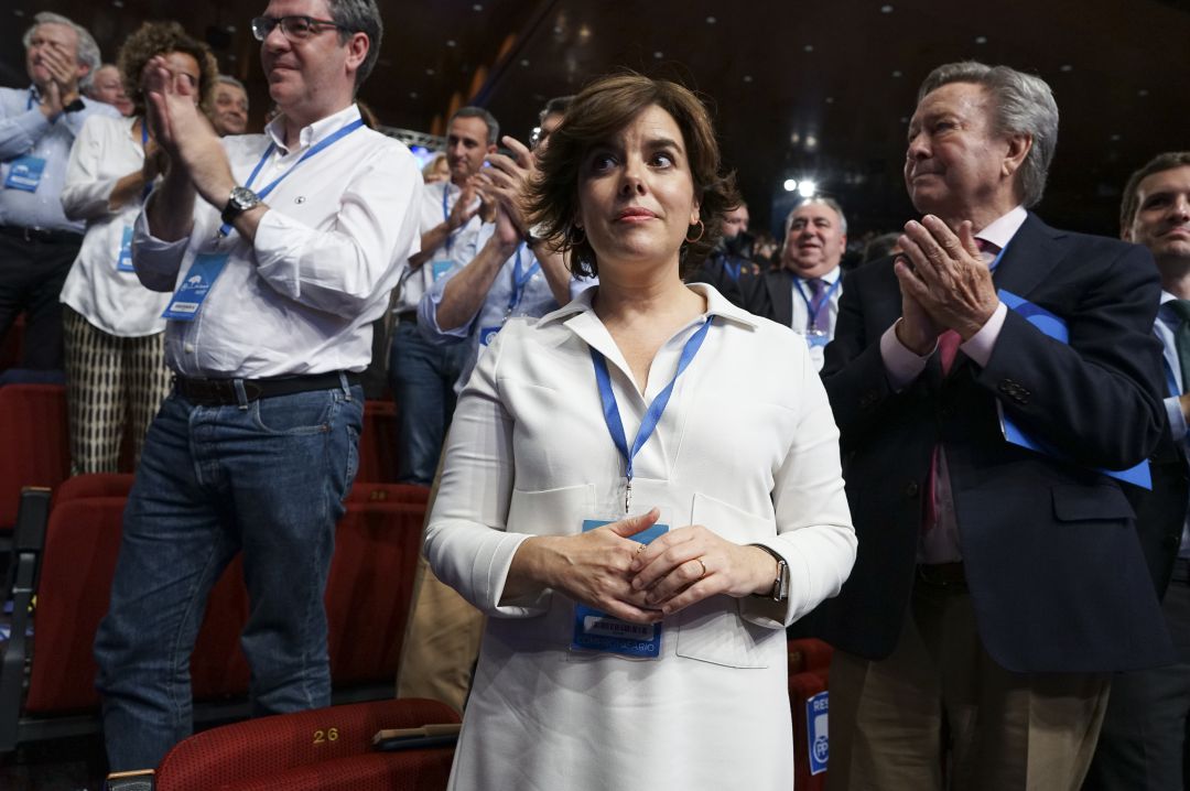 Soraya Sáenz de Santamaría, en el congreso nacional del Partido Popular Soraya Sáenz de Santamaría, en el congreso nacional del Partido Popular