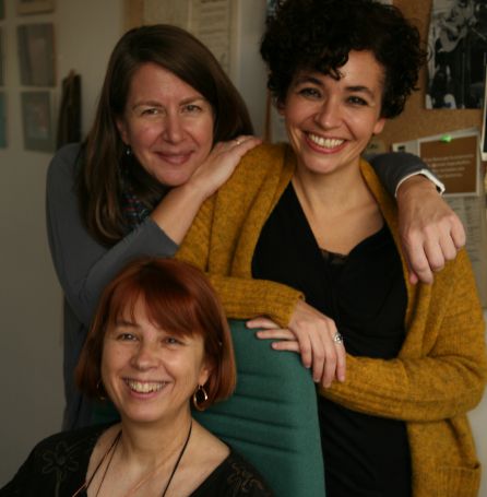 Marisa González, Carolina Meloni y Carola Saiegh. Marisa González, Carolina Meloni y Carola Saiegh.