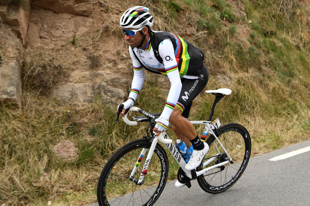 Alejandro Valverde, en la quinta etapa de la Volta a Catalunya de este año Alejandro Valverde, en la quinta etapa de la Volta a Catalunya de este año