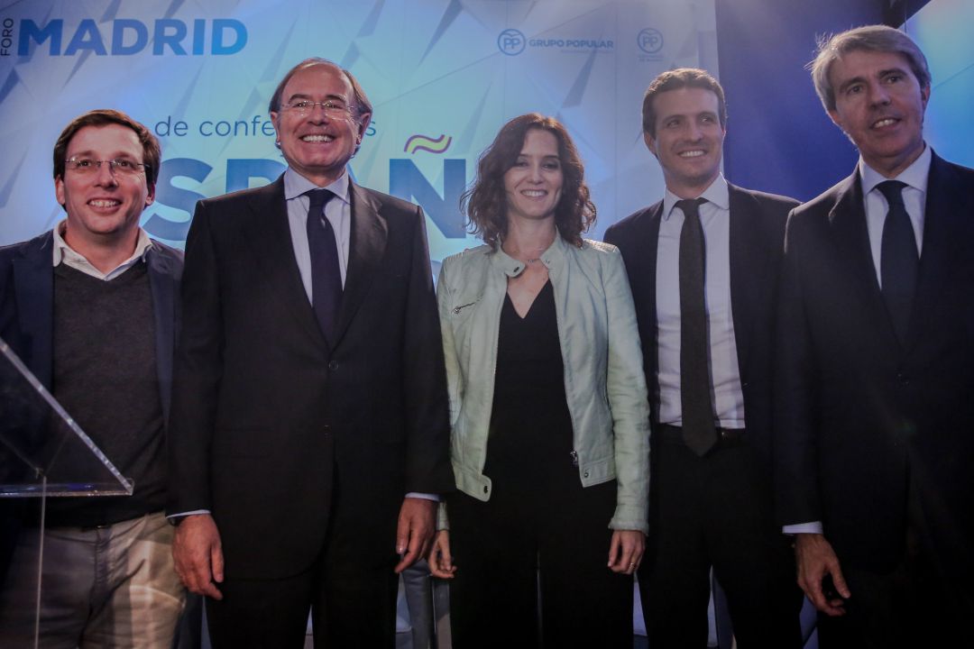 Pablo Casado imparte una conferencia en el Foro Madrid Pablo Casado imparte una conferencia en el Foro Madrid