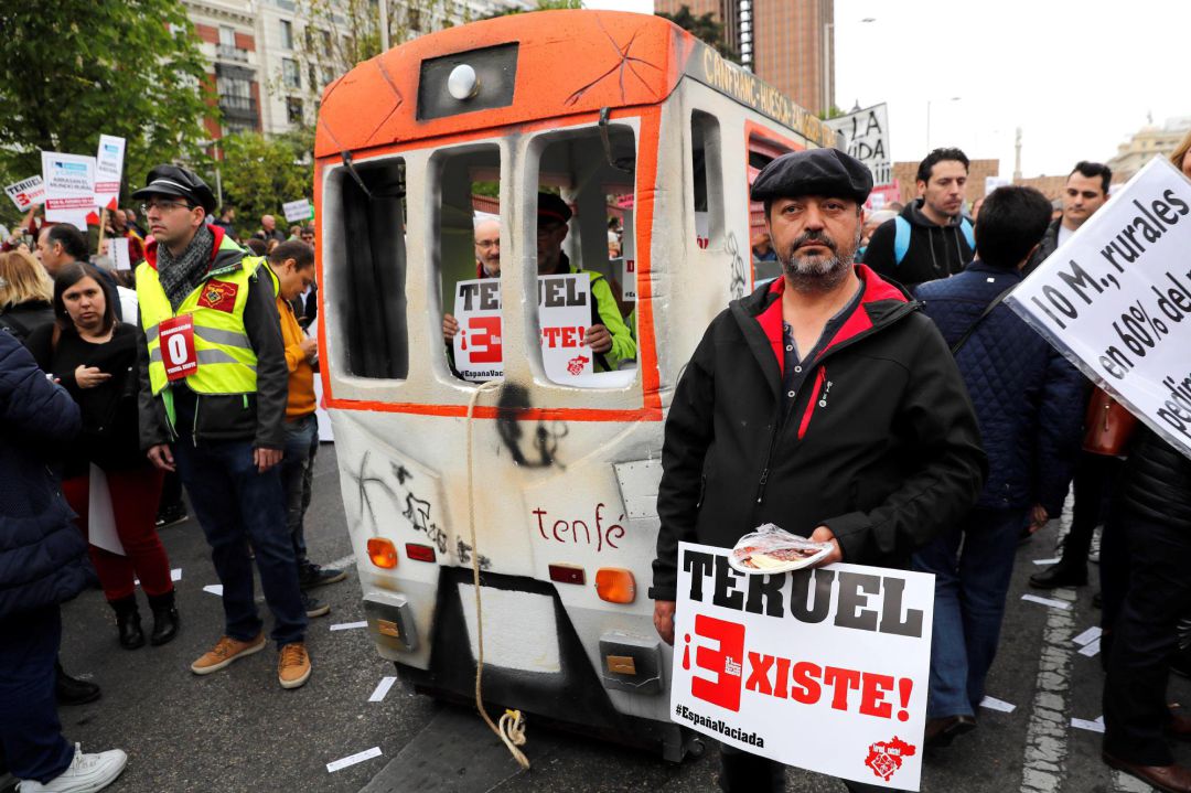La 'España vaciada' llena Madrid La 'España vaciada' llena Madrid