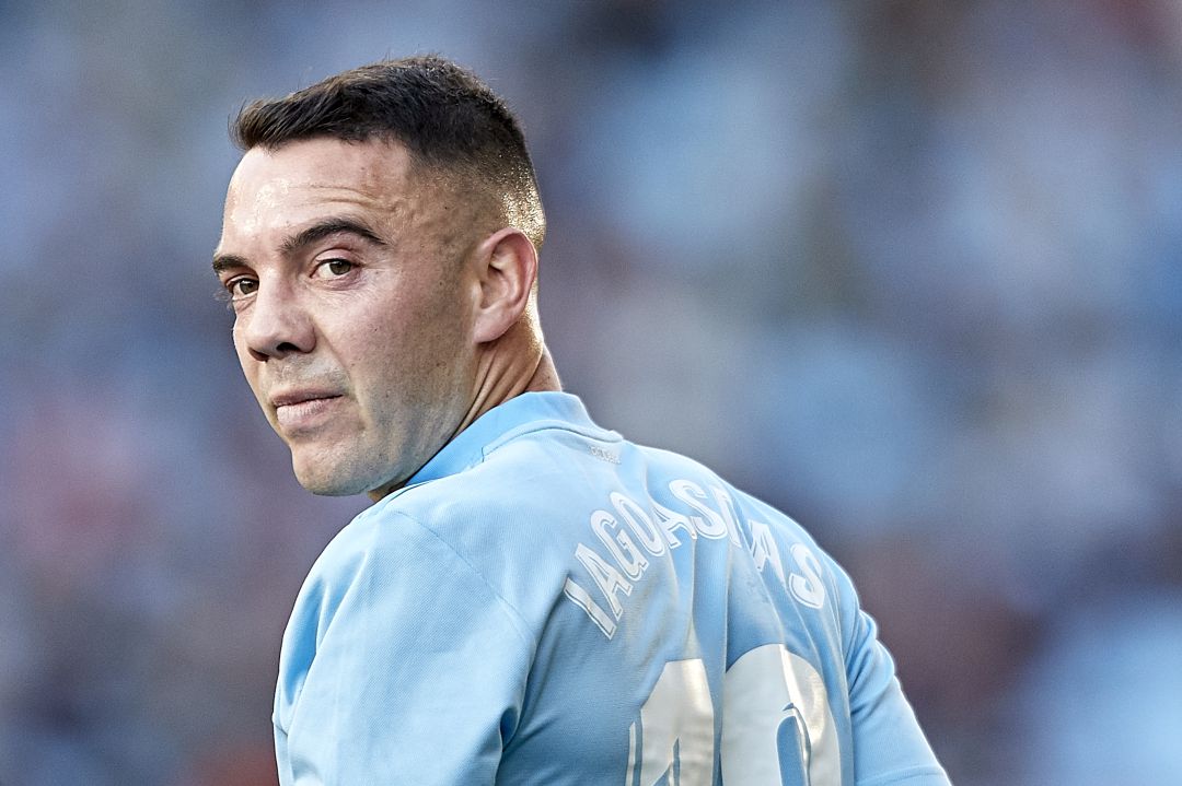 Iago Aspas, en el último partido frente al Villarreal, en Balaídos Iago Aspas, en el último partido frente al Villarreal, en Balaídos