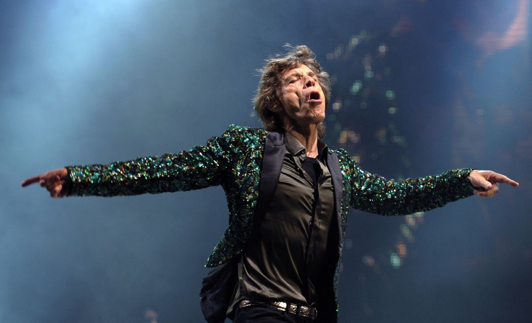 Mick Jagger durante un concierto de los Rolling Stones Mick Jagger durante un concierto de los Rolling Stones