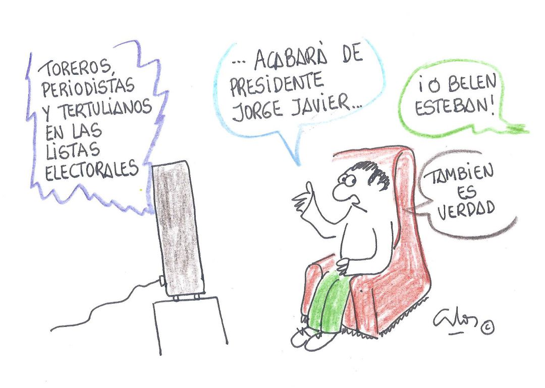 La viñeta de carlos Villanueva y el famoseo en la política: 'La viñeta de Villanueva' La viñeta de carlos Villanueva y el famoseo en la política: 'La viñeta de Villanueva'