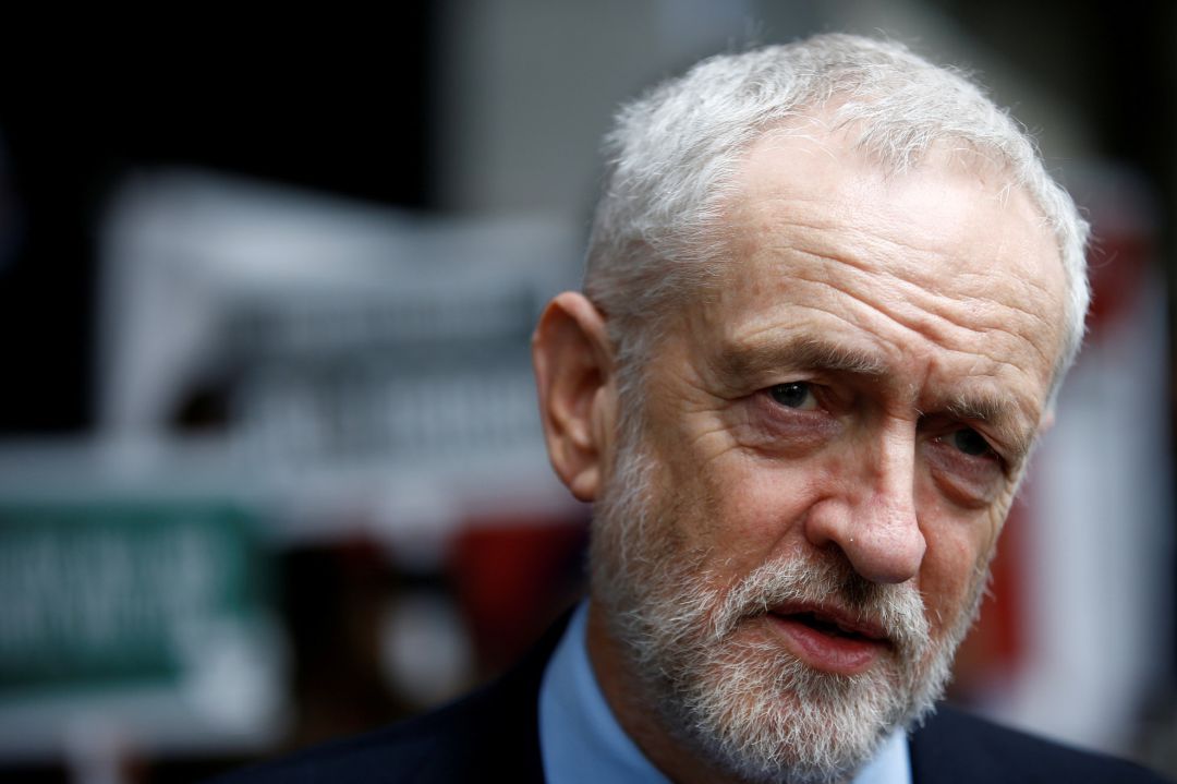 Líder del Partido Laborista, Jeremy Corbyn. Líder del Partido Laborista, Jeremy Corbyn.