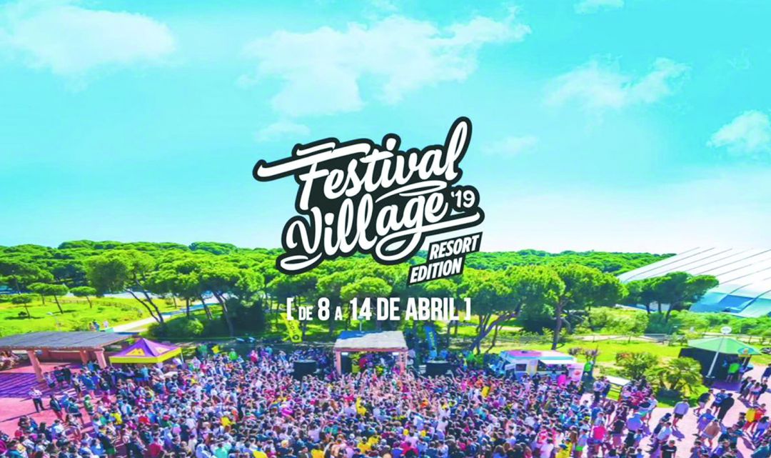 Cartel del Festival Village Cartel del Festival Village