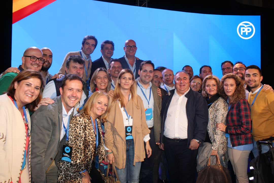 Algunos miembros de la candidatura en la intermunicipal de Málaga Algunos miembros de la candidatura en la intermunicipal de Málaga