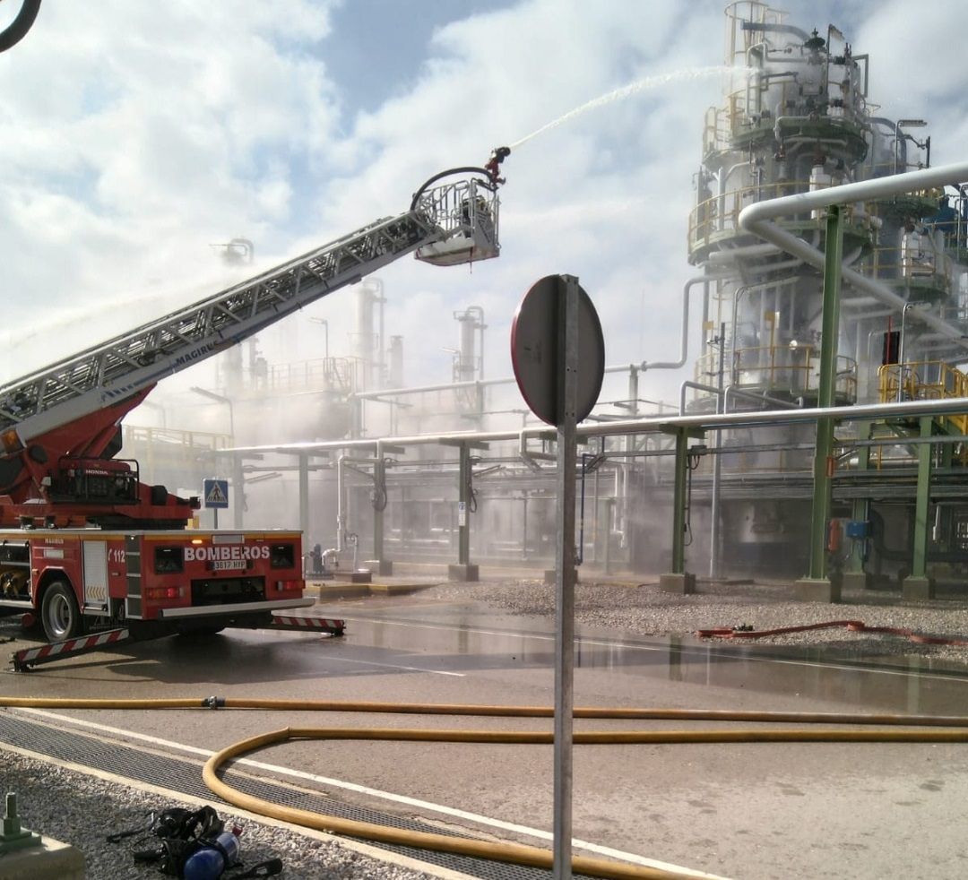 Simulacro almacén gas Yela Simulacro almacén gas Yela