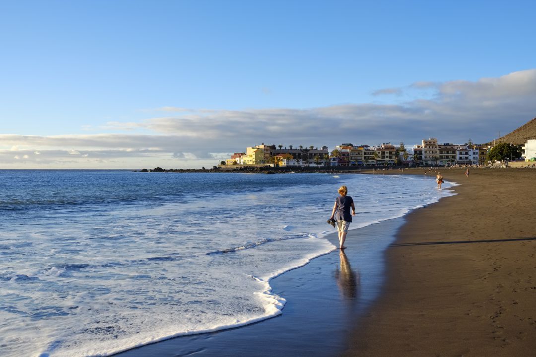 Playa de La Gomera (Canarias). Playa de La Gomera (Canarias).