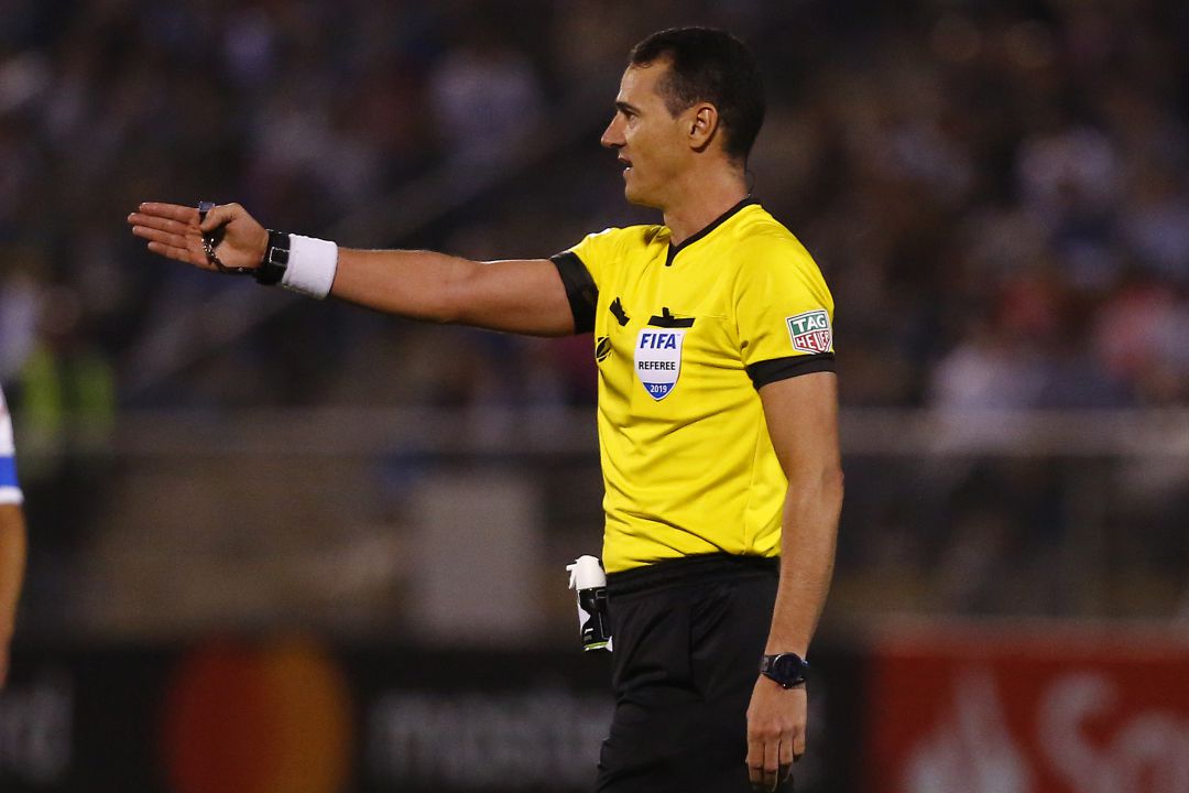 El colegiado Wilmar Roldan, durante la Copa Libertadores 2019 El colegiado Wilmar Roldan, durante la Copa Libertadores 2019