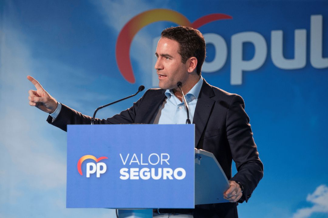El candidato del PP Teodoro García dice que "el compromiso irrenunciable con el trasvase está en el programa electoral nacional" El candidato del PP Teodoro García dice que "el compromiso irrenunciable con el trasvase está en el programa electoral nacional"