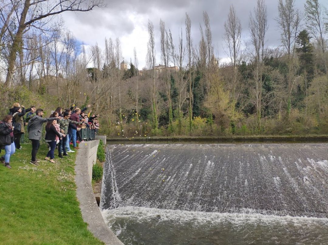 Ceremonia del río en la Alameda del Parral Ceremonia del río en la Alameda del Parral
