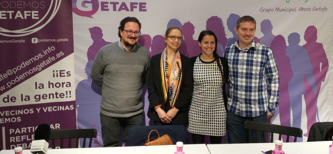 La candidatura de unidad incluye a Podemos Getafe, Ahora Getafe, Equo y Vientos del pueblo. La candidatura de unidad incluye a Podemos Getafe, Ahora Getafe, Equo y Vientos del pueblo.