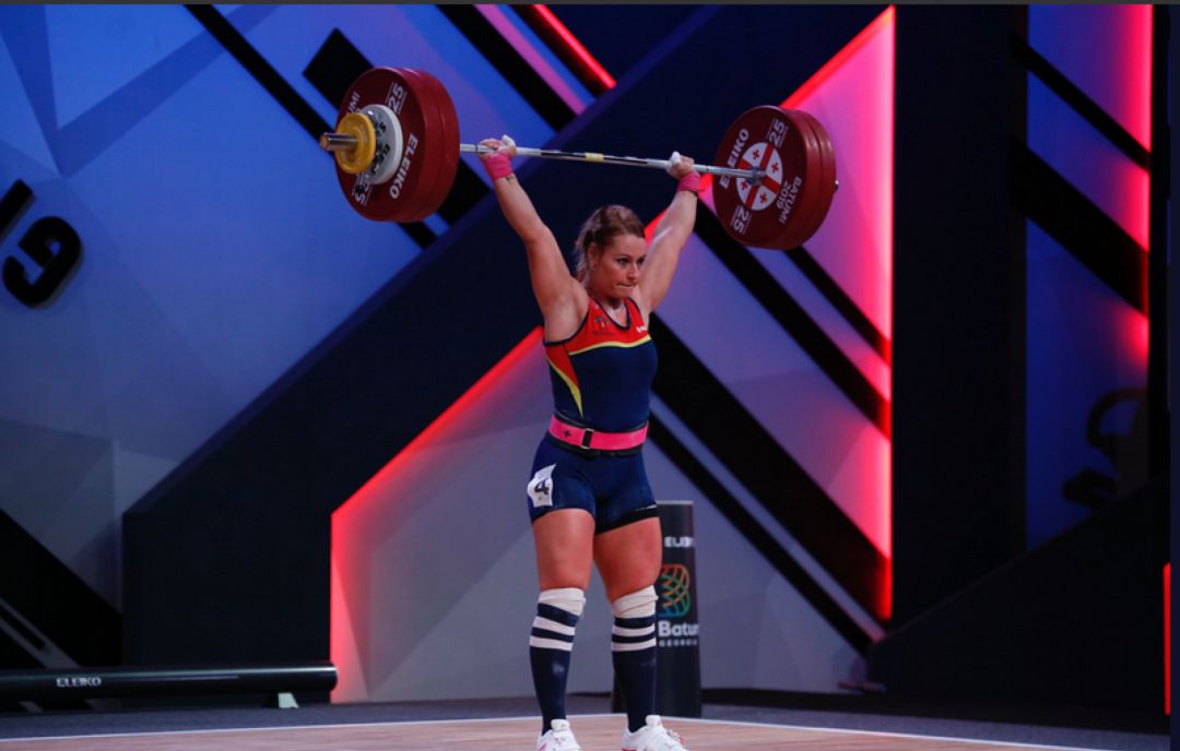 Lydia Valentín, subcampeona de Europa Lydia Valentín, subcampeona de Europa