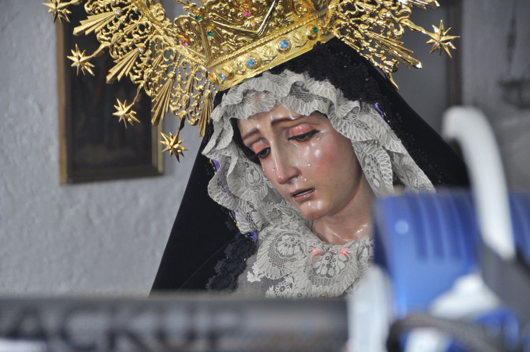 Proceso de escaneo de la Virgen de la Esperanza de Granada Proceso de escaneo de la Virgen de la Esperanza de Granada