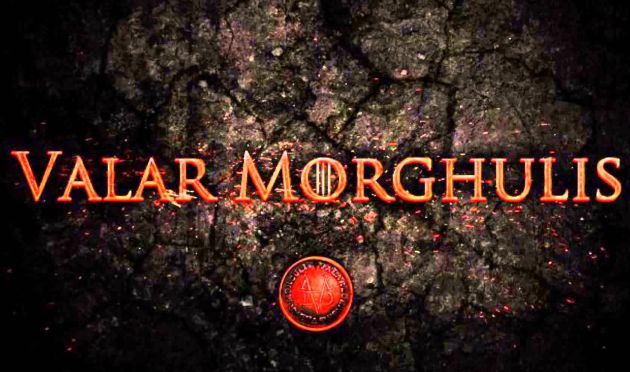 Valar Morghulis es una de las frases más representativas. Valar Morghulis es una de las frases más representativas.