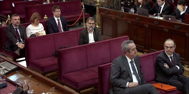 Algunos de los acusados durante el juicio Algunos de los acusados durante el juicio