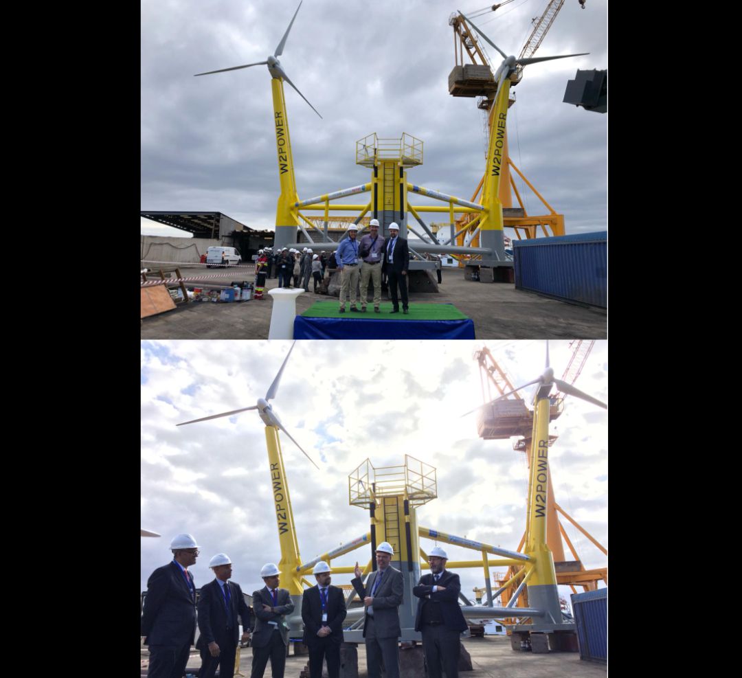 Inaugurada la primera plataforma eólica flotante de España con tecnología "made in" Albacete Inaugurada la primera plataforma eólica flotante de España con tecnología "made in" Albacete