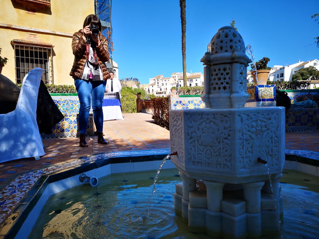 La 'Fuente del Paraíso' es uno de los elementos más fotografiados de la Casa del Rey Moro La 'Fuente del Paraíso' es uno de los elementos más fotografiados de la Casa del Rey Moro